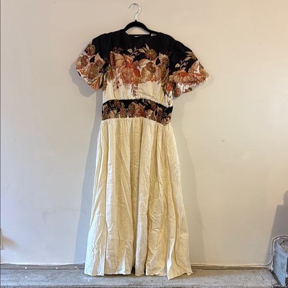 Anthropologie Katerina Button-Front Dress Floral Maxi Dress NEW - Picture 7 of 8